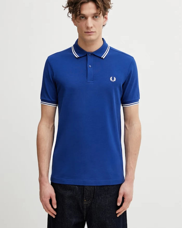Fred Perry Yakalı Pamuklu Tişört