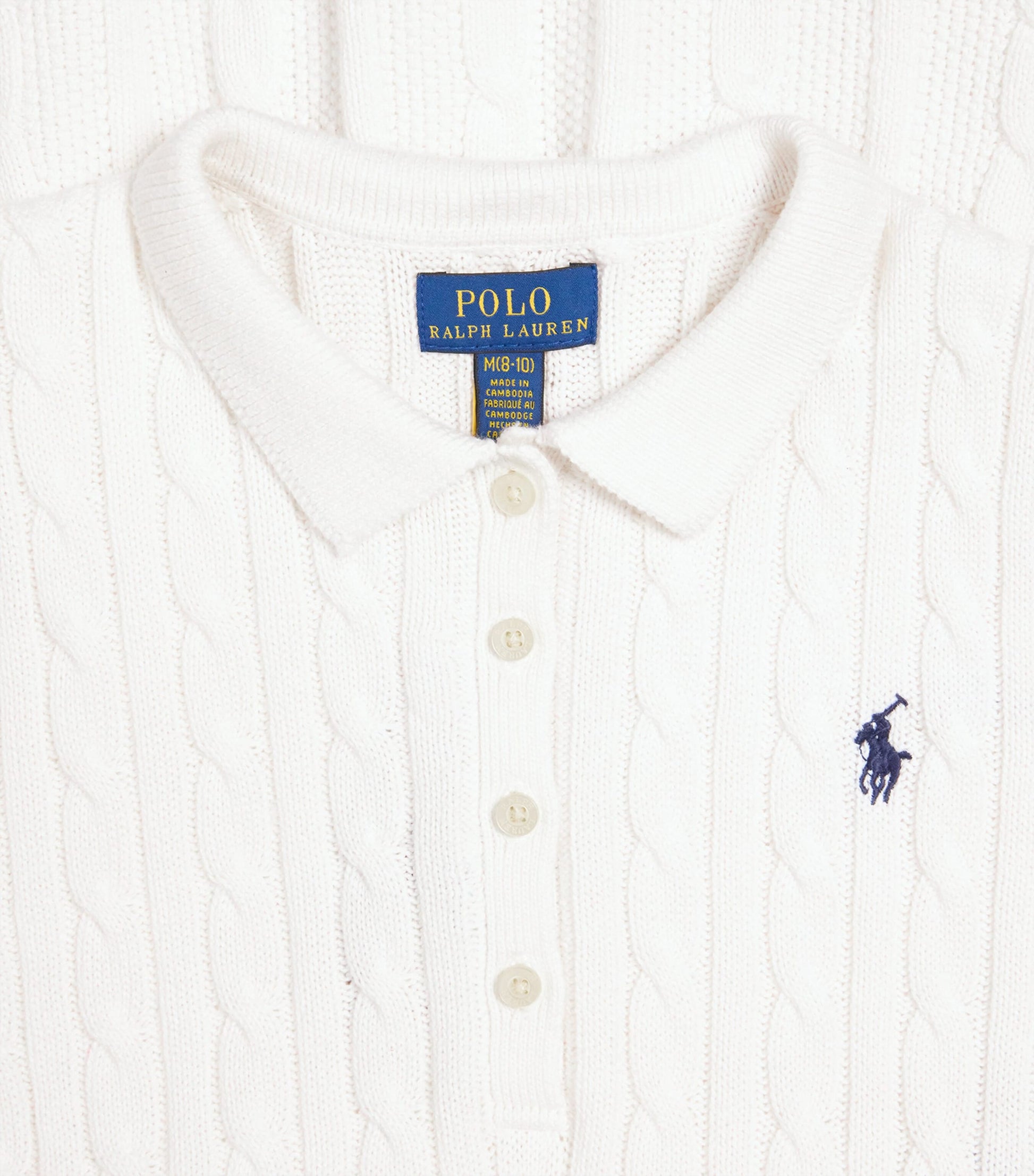 Ralph Lauren Kids Cotton Cable-Knit Dress (7-14 Years)