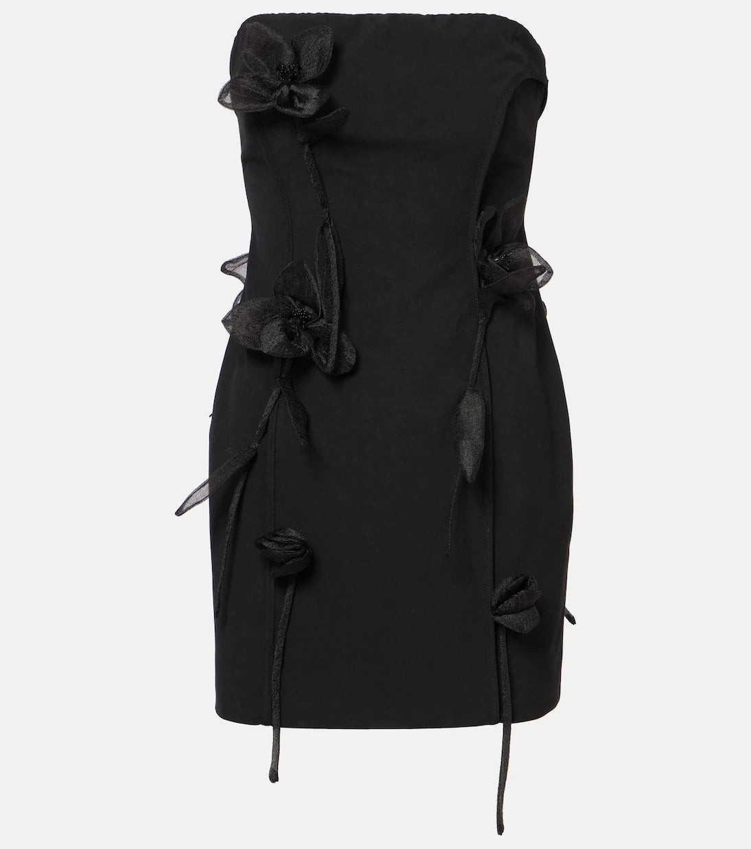 Rotate - Rose-appliqué minidress