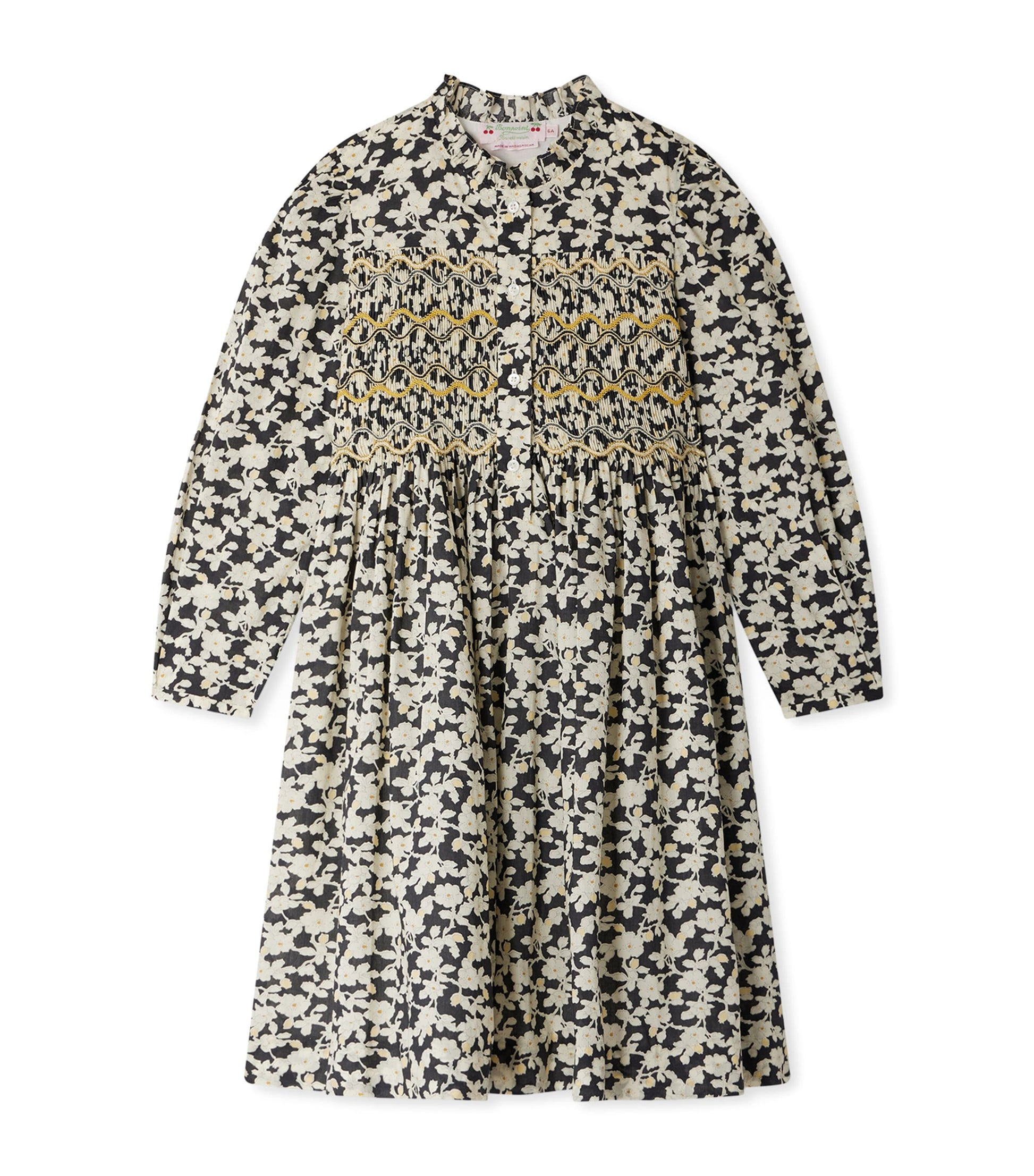 Organic Cotton Floral Dress (4-14 Years)