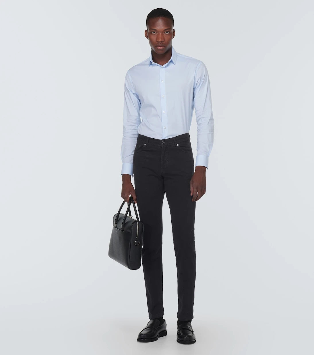 Kiton - جينز مستقيم متوسط الارتفاع