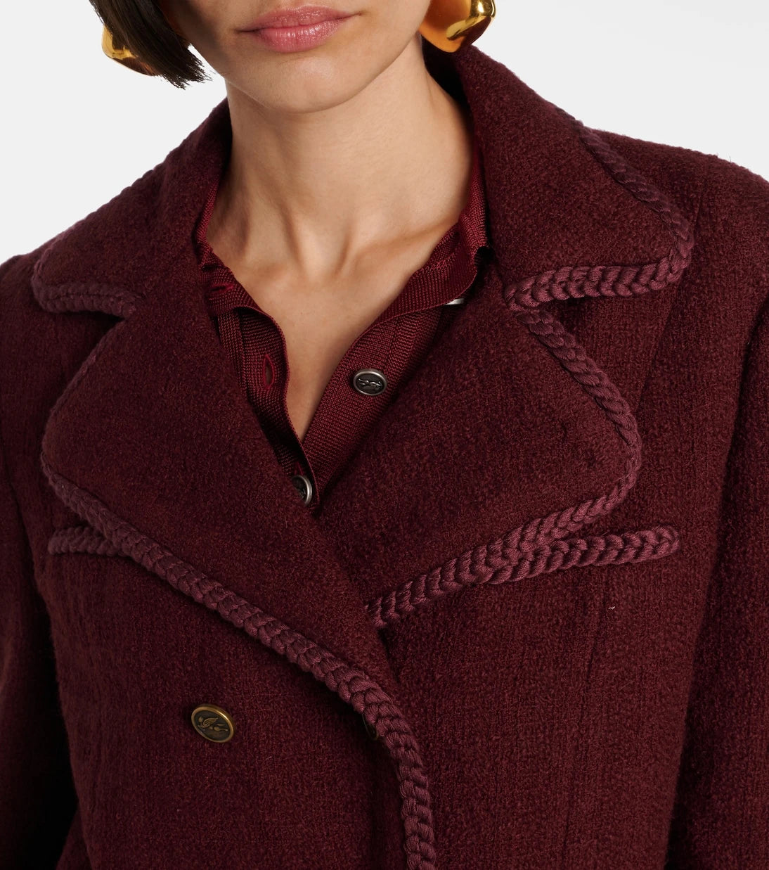 Etro - Double-breasted wool and mohair jacket