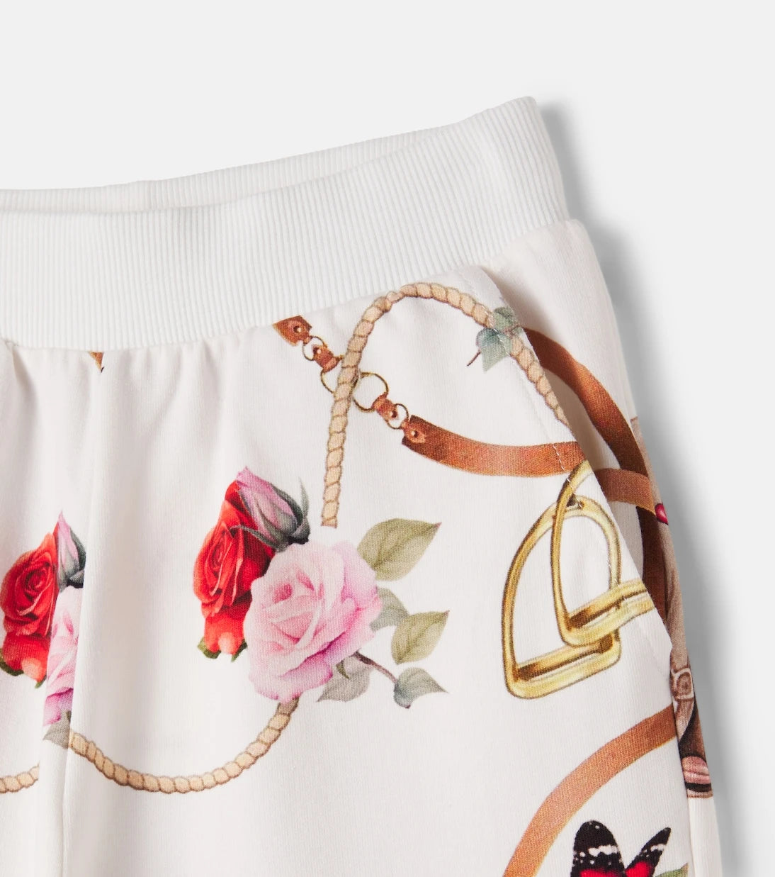 Monnalisa - Printed cotton-blend sweatpants