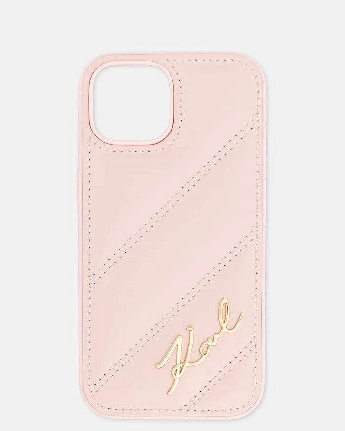 Karl Lagerfeld suni deri telefon kılıfı iPhone 15 / 14 / 13