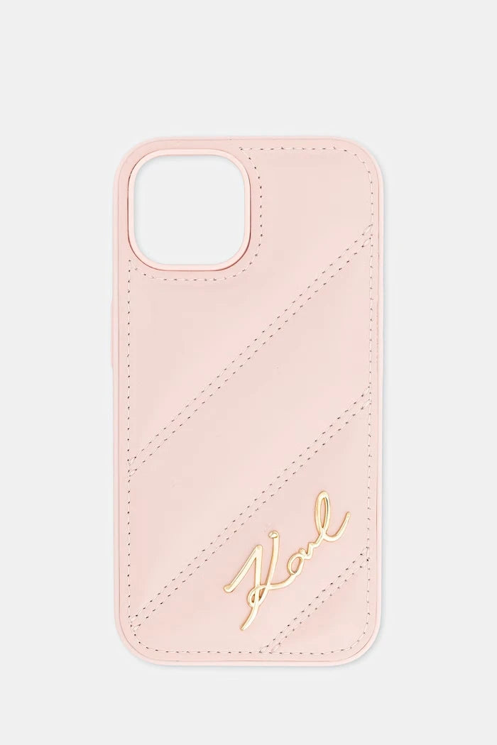 Karl Lagerfeld suni deri telefon kılıfı iPhone 15 / 14 / 13