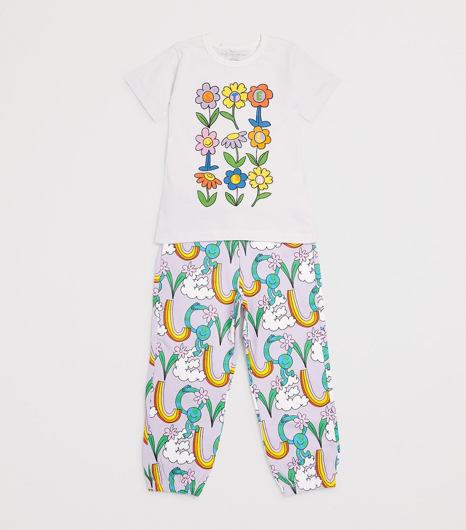 Stella McCartney Kids Cotton Flower Graphic T-Shirt (3-14+ Years)