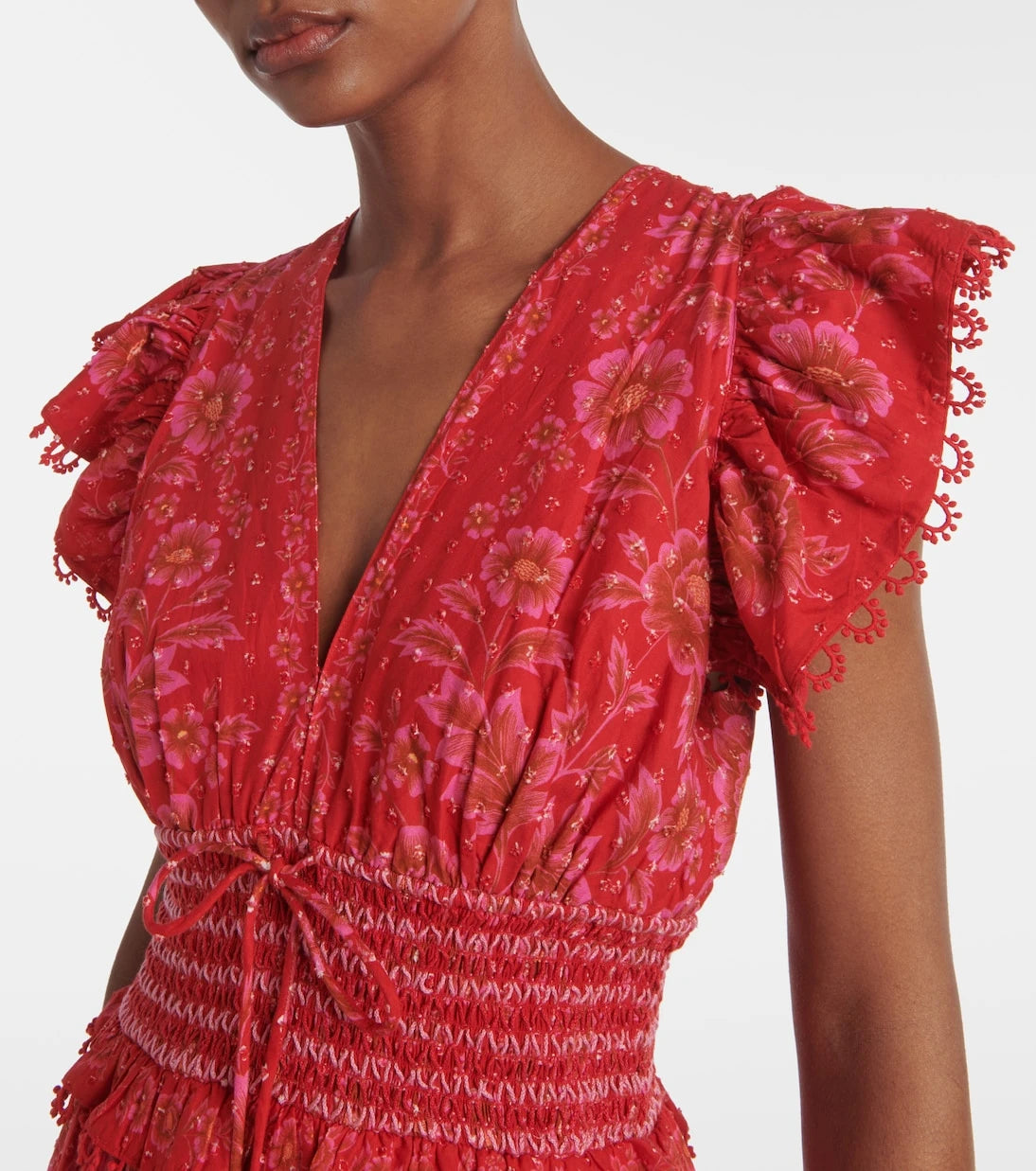 Farm Rio - Floral cotton maxi dress