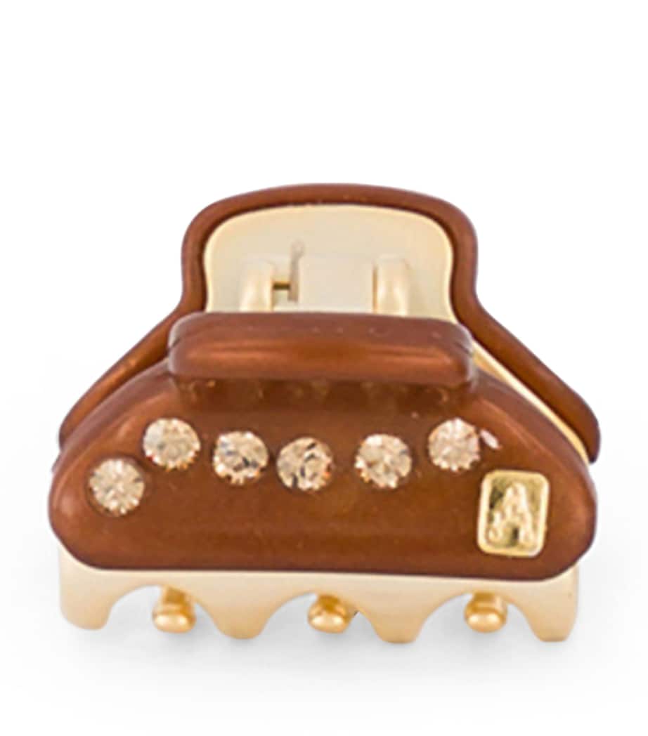 Gold-Plated Mini Claw Hair Clip