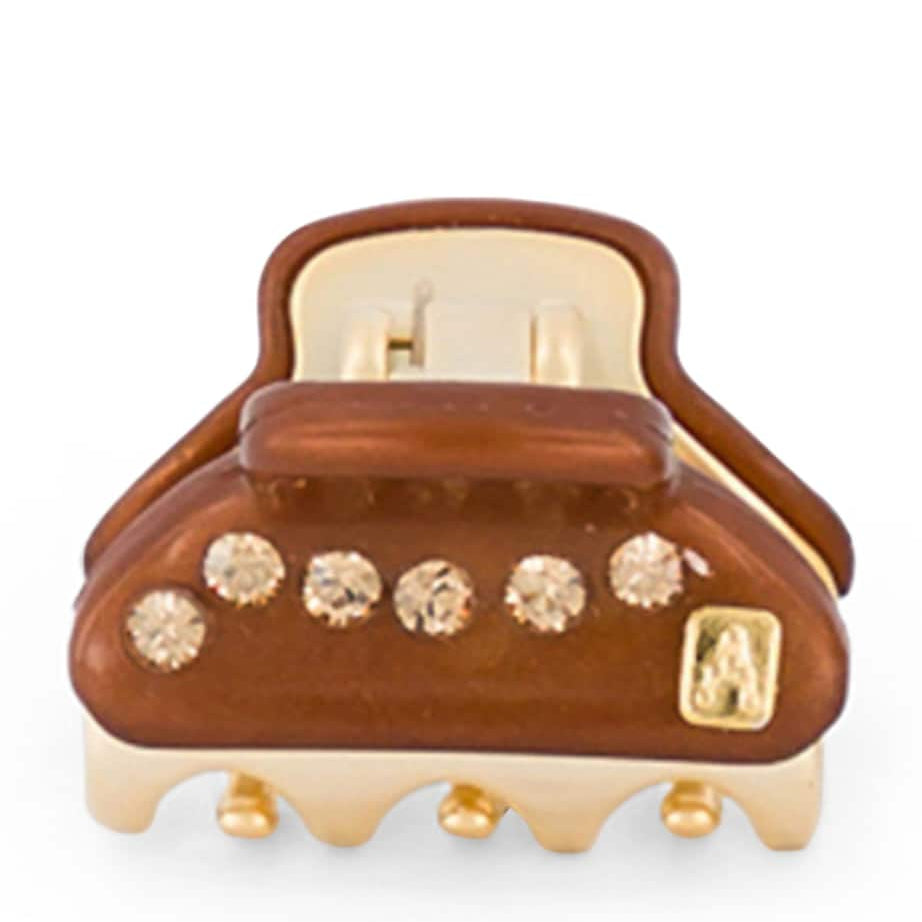 Gold-Plated Mini Claw Hair Clip