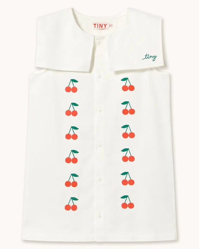 Tinycottons MINI CHERRIES TWILL Çocuk Pamuk Elbise