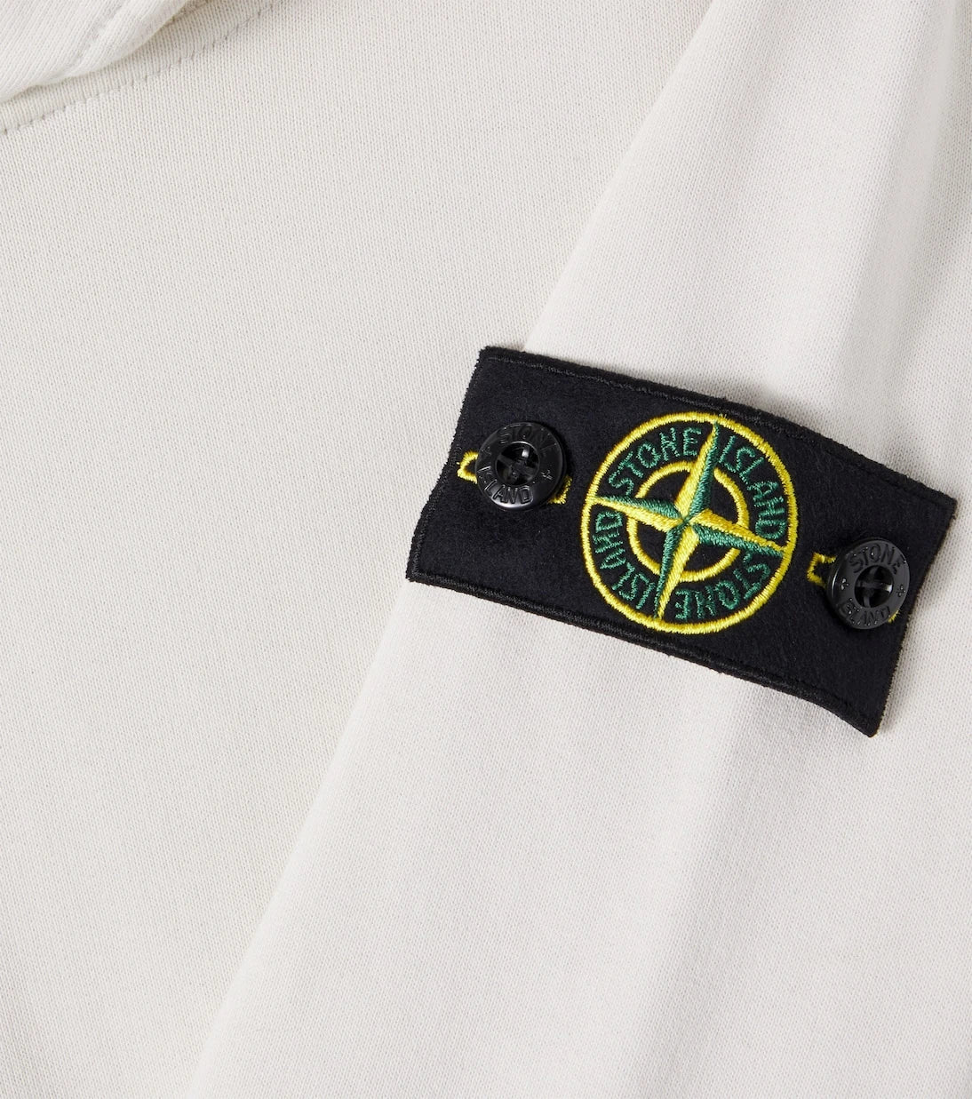 Stone Island Junior - Compass cotton jersey hoodie
