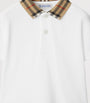 Burberry Kids Cotton Check-Collar Polo Shirt (6-24 Months)