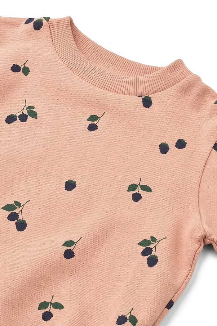 Детски памучен суичър Liewood Thora Printed Sweatshirt