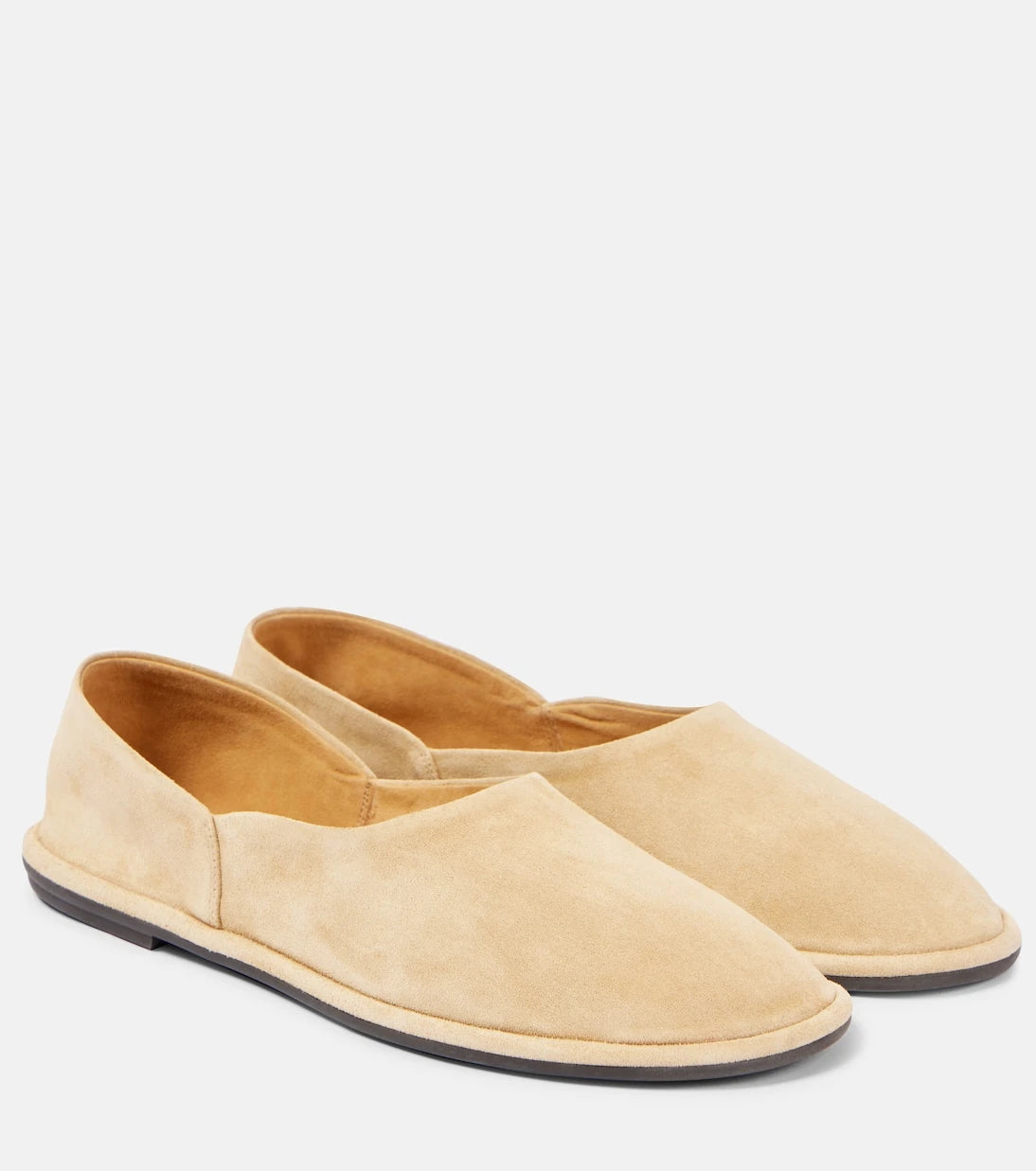 The Row - Canal suede slip-on shoes