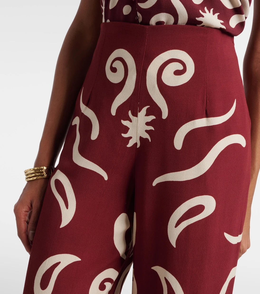 Cala de la Cruz - Toya printed wide-leg pants