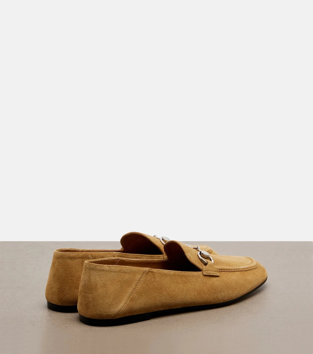 Gucci - Jordaan Horsebit suede loafers