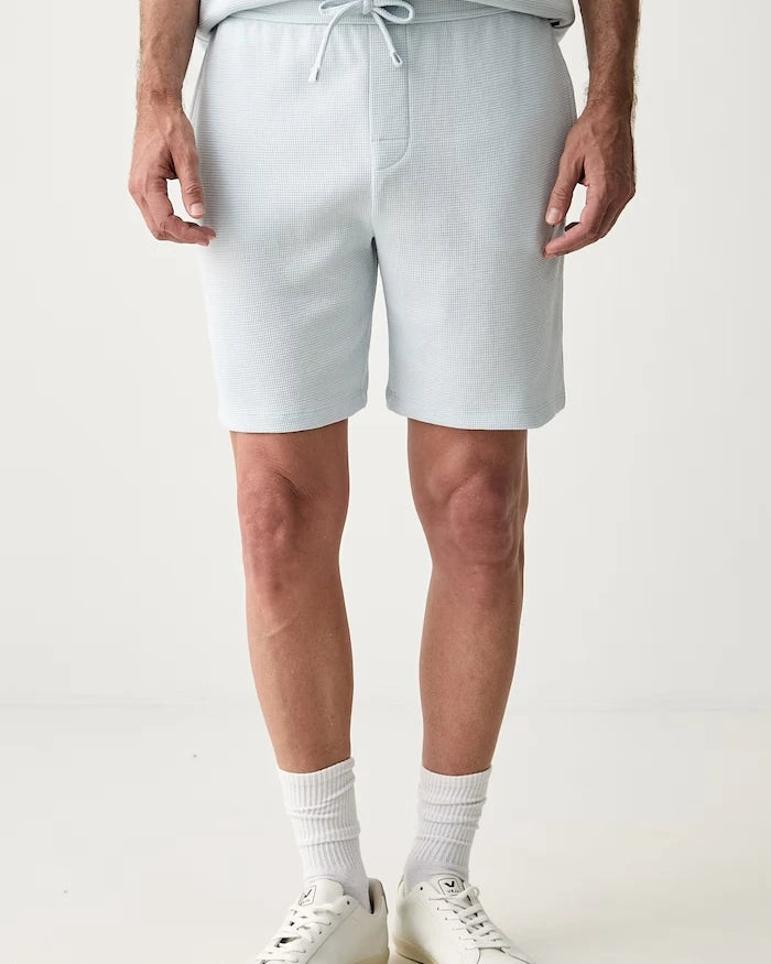 BOSS Erkek Pamuklu Ev Tipi Kısa Şort Waffle Shorts