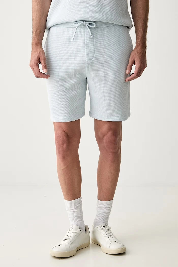 BOSS Erkek Pamuklu Ev Tipi Kısa Şort Waffle Shorts