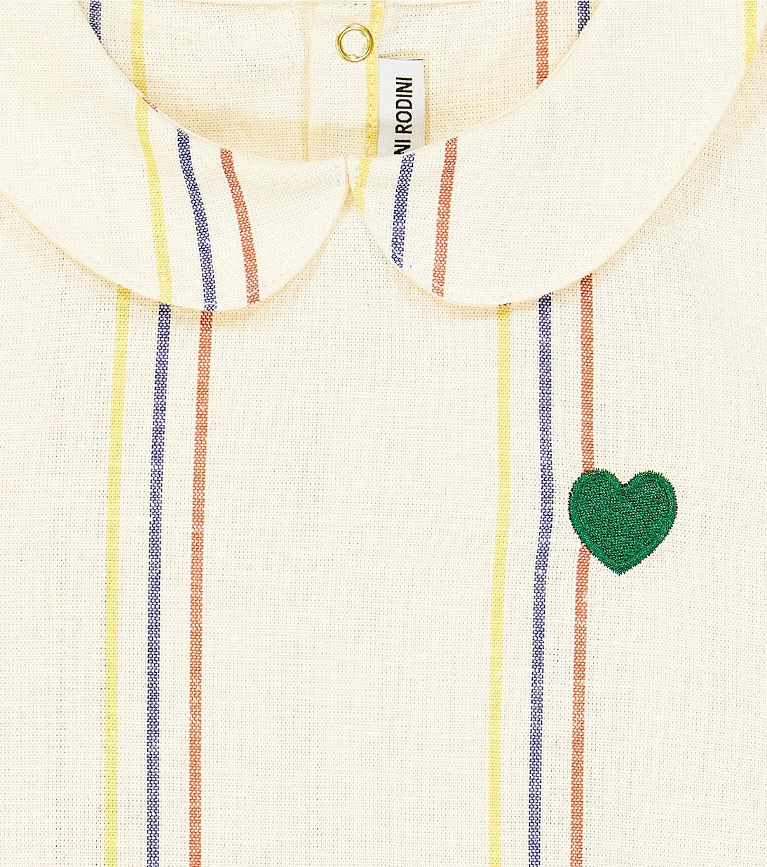 Mini Rodini - Striped cotton and linen dress