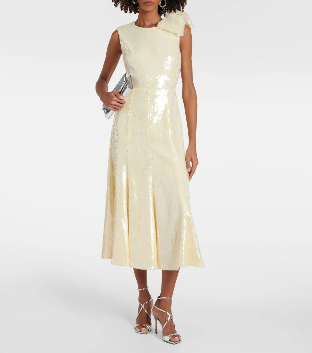 Roland Mouret - Sequined flared midi dress