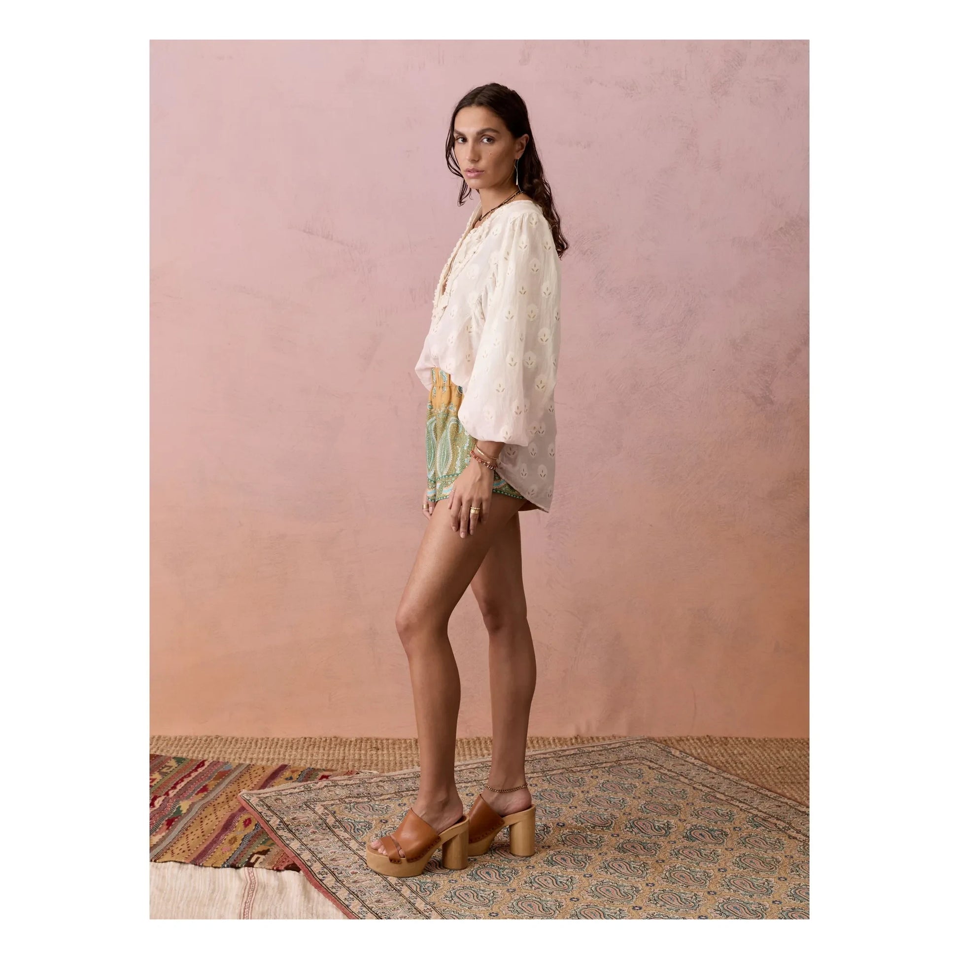 Boteh - Lucent Lin shorts | Green