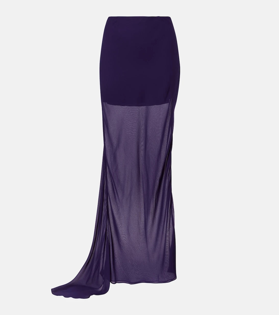 De La Vali - Diosa georgette maxi skirt