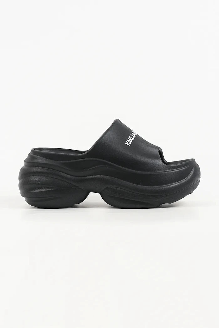 Karl Lagerfeld kadın platform terlik Kontour Slide