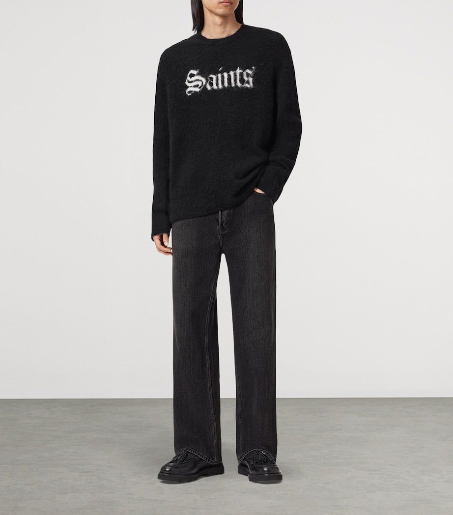 Wool-Blend Saints Sweater