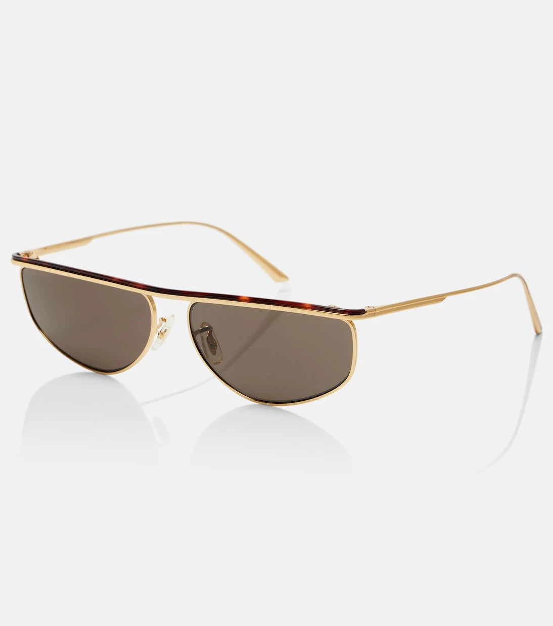 Khaite - x Oliver Peoples 1986C flat-top sunglasses