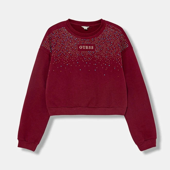 Детски памучен суичър Guess