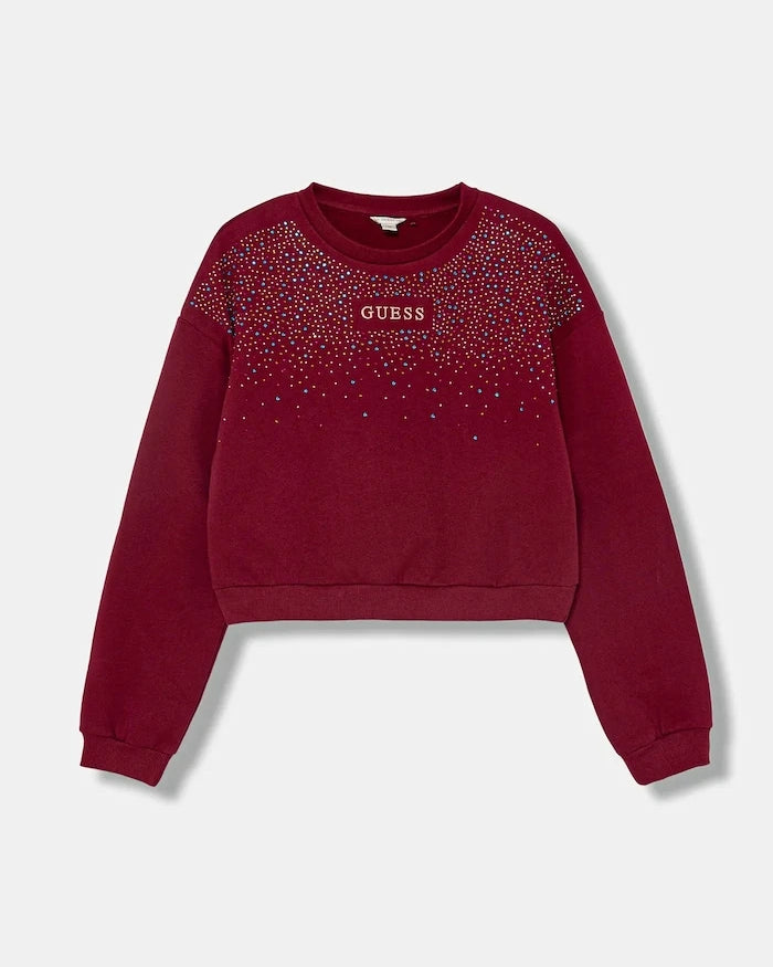 Детски памучен суичър Guess