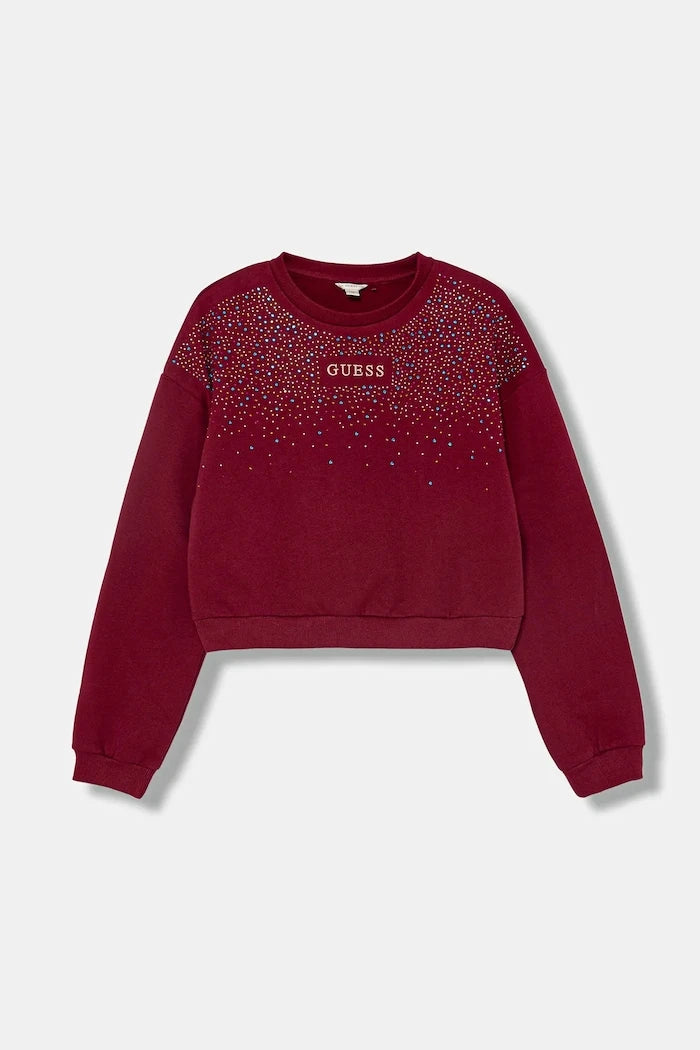 Детски памучен суичър Guess