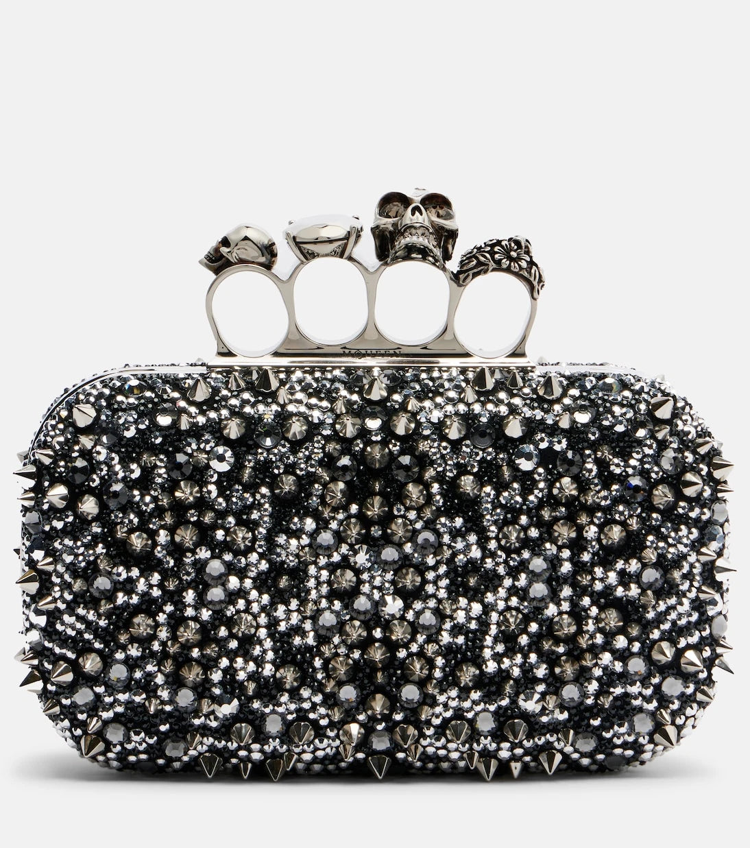 McQueen - Knuckle embellished clutch