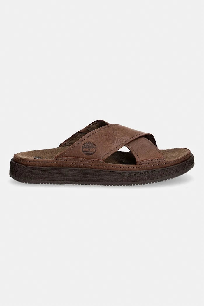Timberland чехли мъжки от кожа Casco Cove Slide