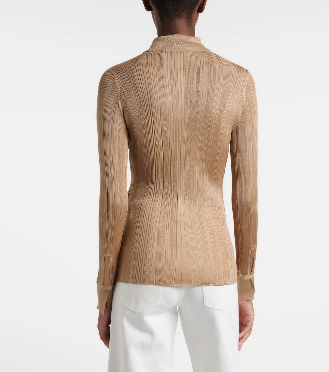 Gabriela Hearst - Tamar knitted silk shirt