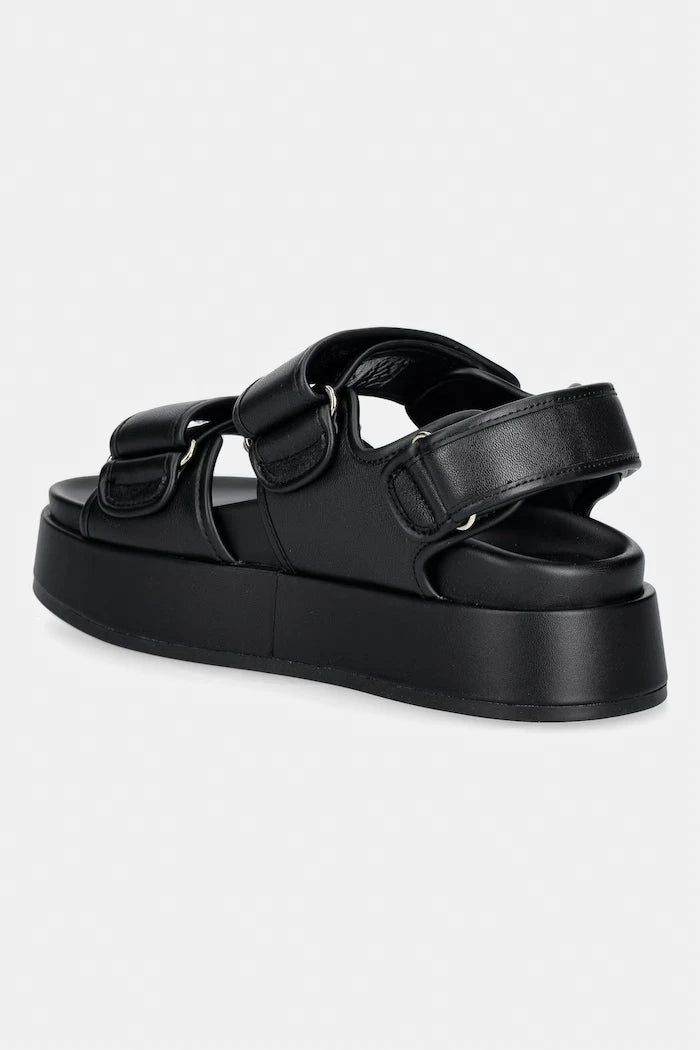 Tommy Hilfiger Kadın Platform Deri Sandalet LEATHER SPORTY PLATFORM SANDAL