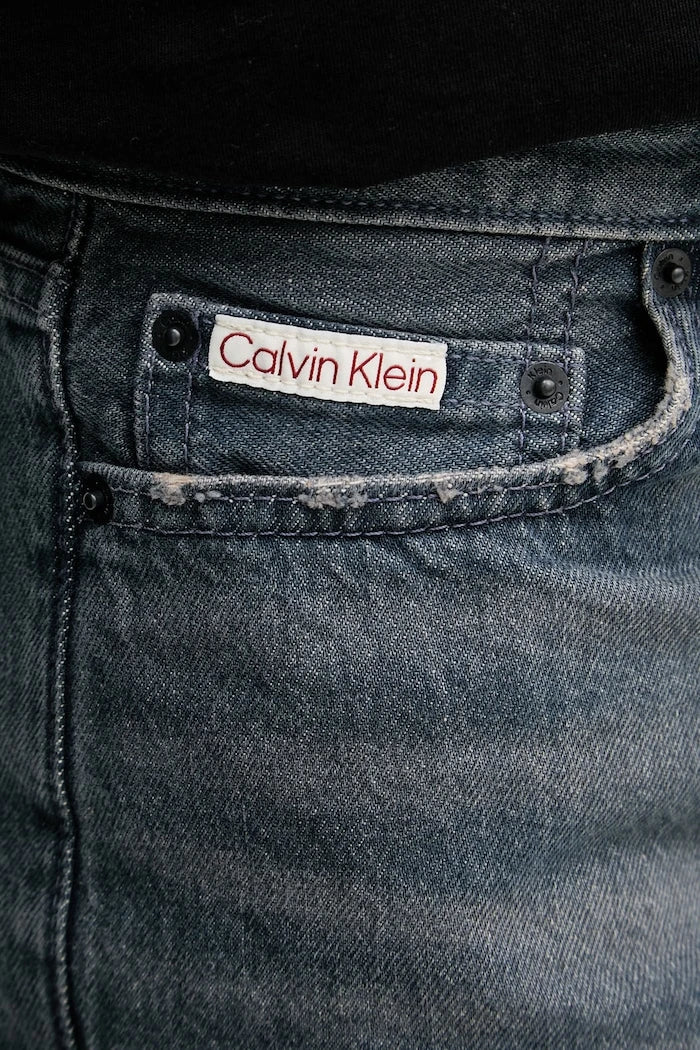 Calvin Klein Jeans къс панталон мъжки от деним