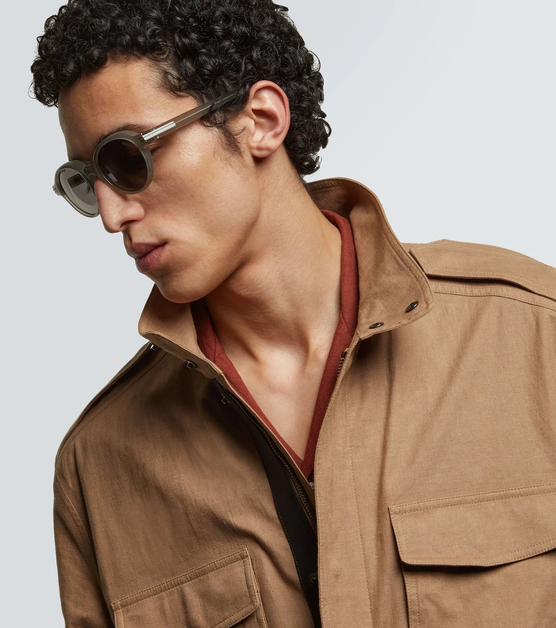 Zegna - Round sunglasses