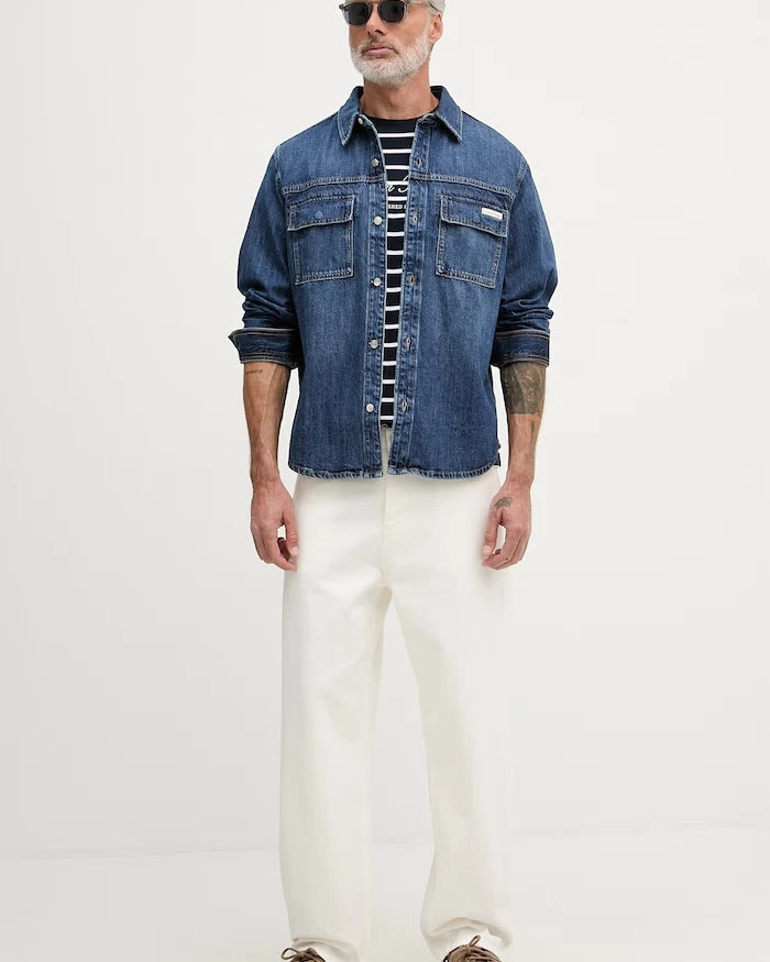 Calvin Klein Jeans erkek denim gömlek