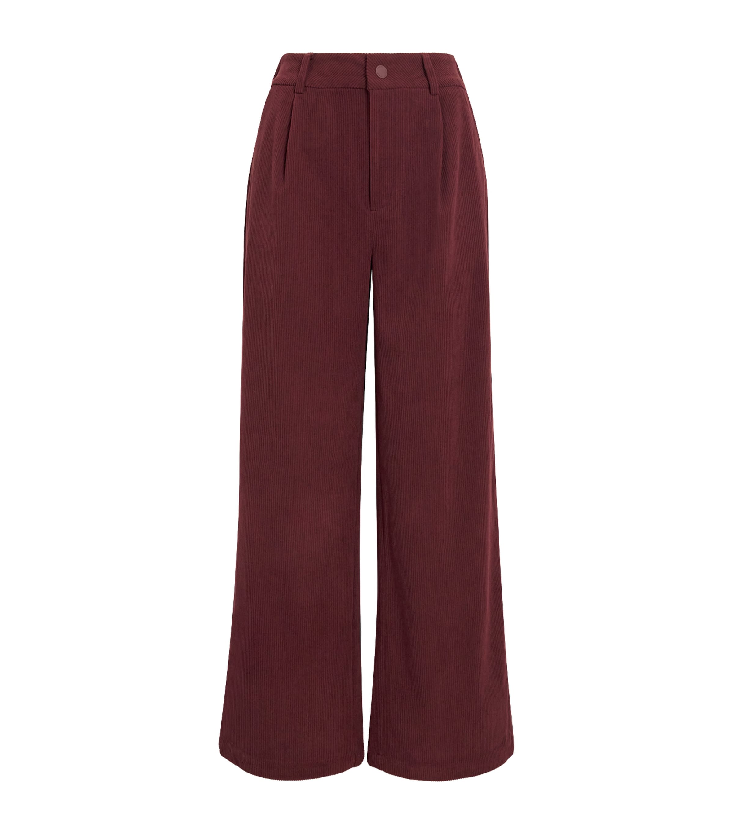 Brown Wide-Leg Floris Trousers