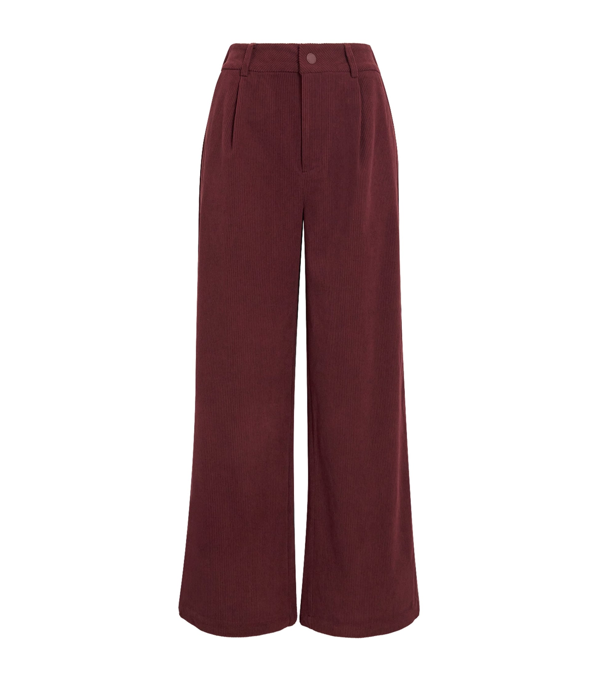 Brown Wide-Leg Floris Trousers