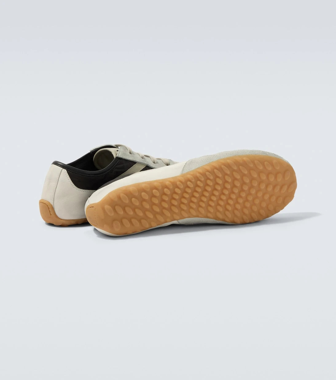 McQueen - Boxe suede-trimmed sneakers