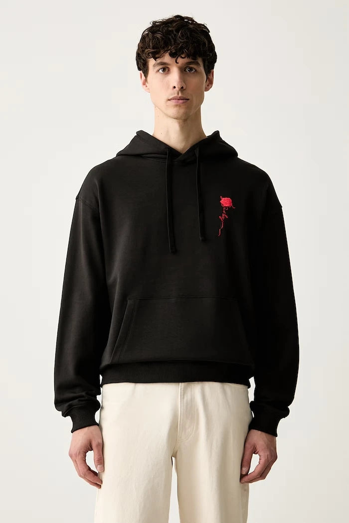 HUGO pamuk erkek kapüşonlu sweatshirt Diflowhood
