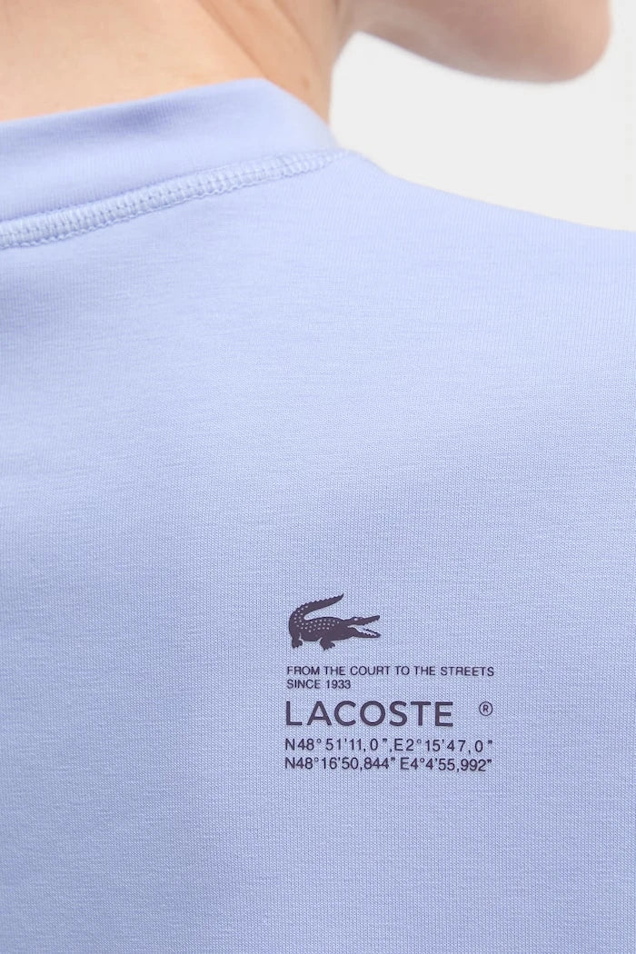 Lacoste oversize kadın pamuklu sweatshirt