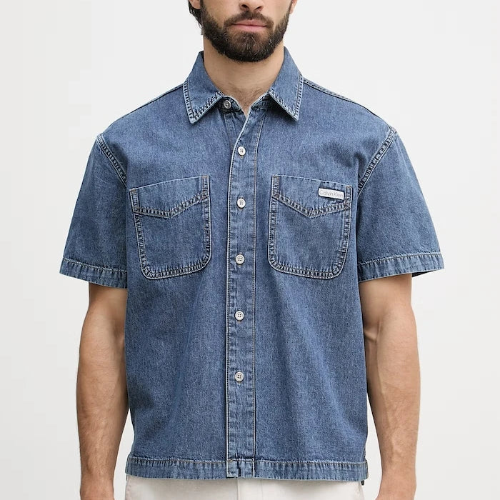 Calvin Klein Jeans Риза мъжка от деним