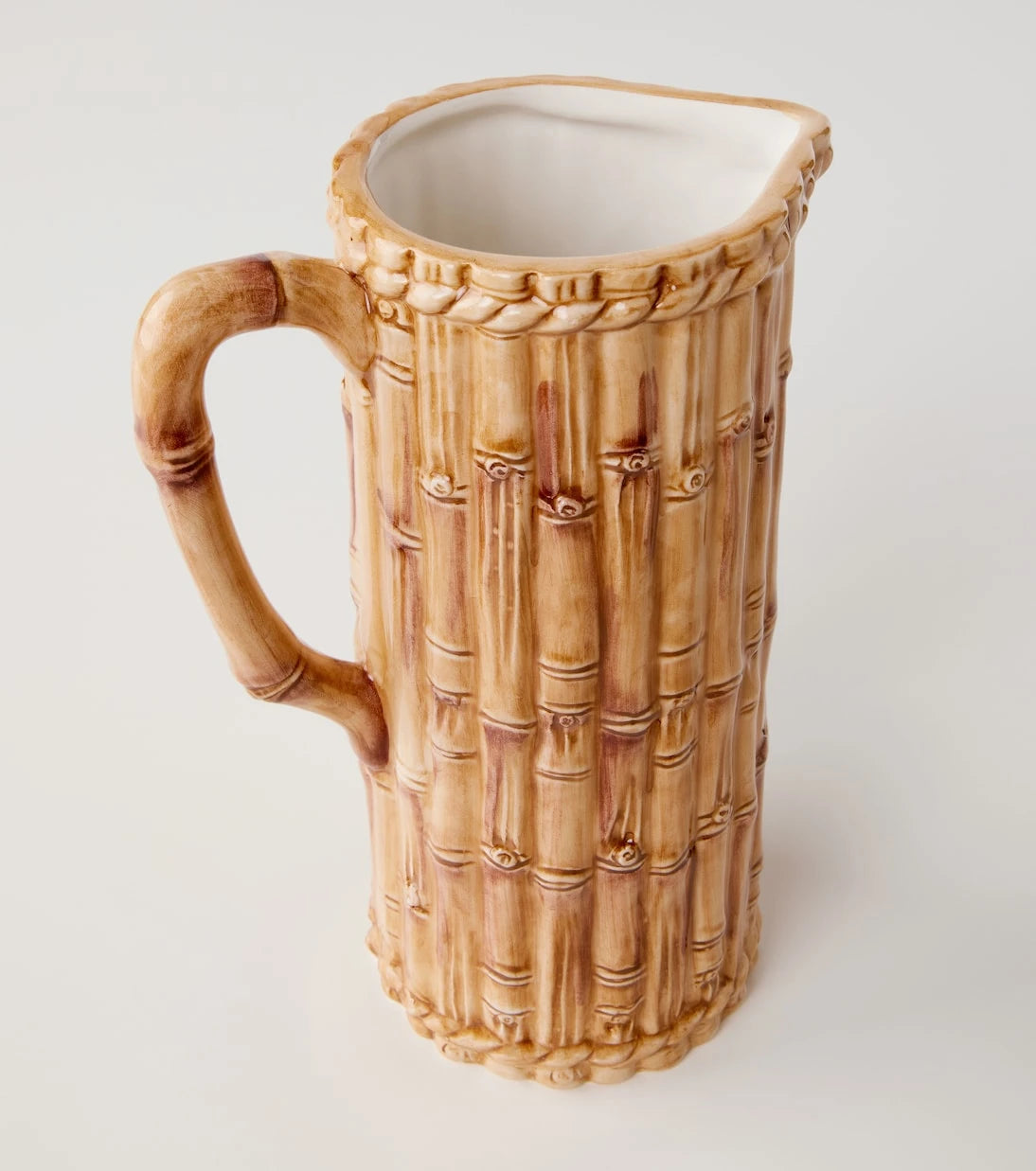 Les-Ottomans - Bamboo ceramic pitcher
