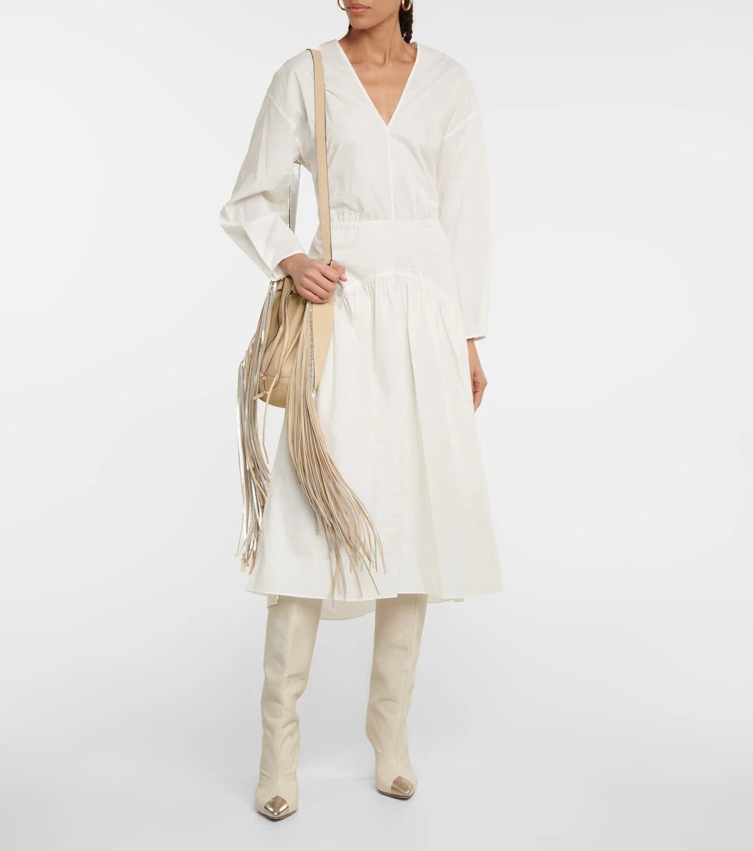 Vince - Cotton midi dress