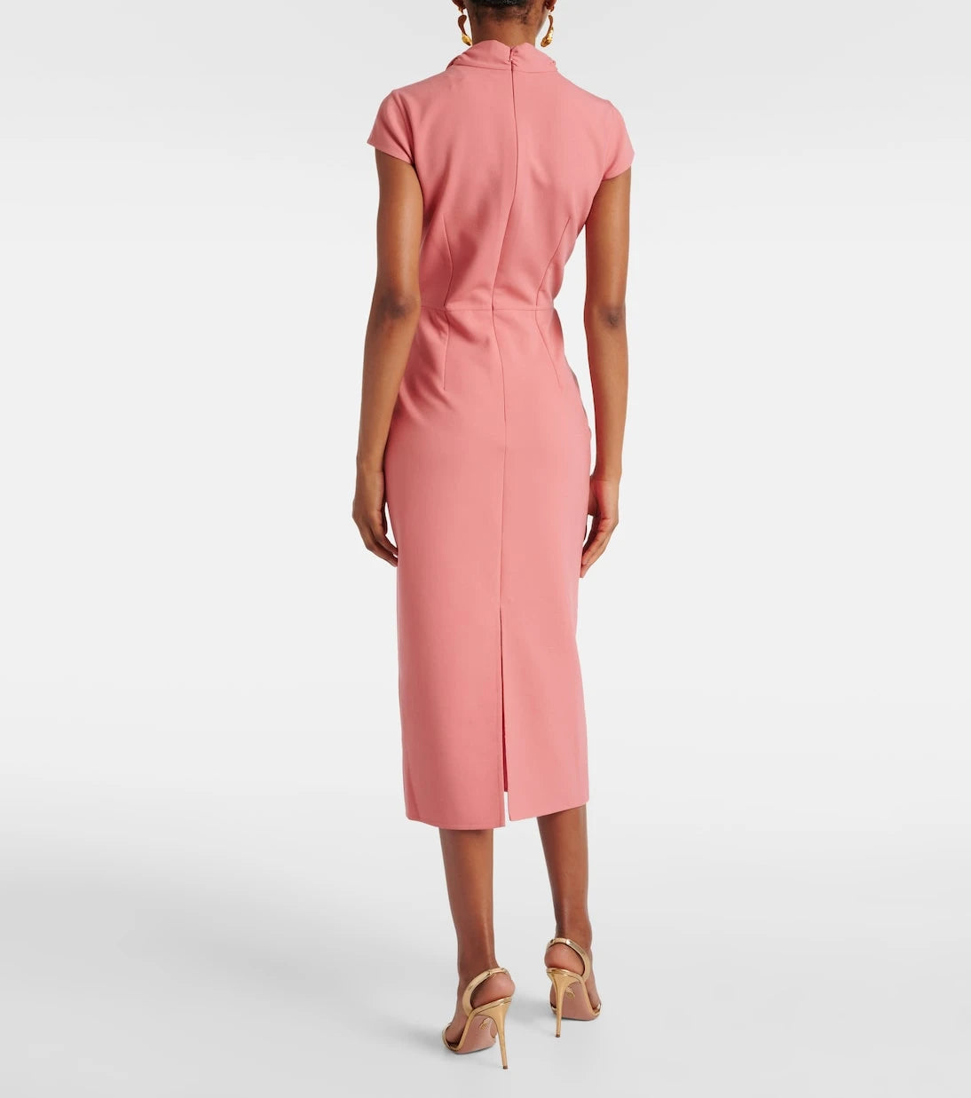 Oscar de la Renta - Wool-blend midi dress