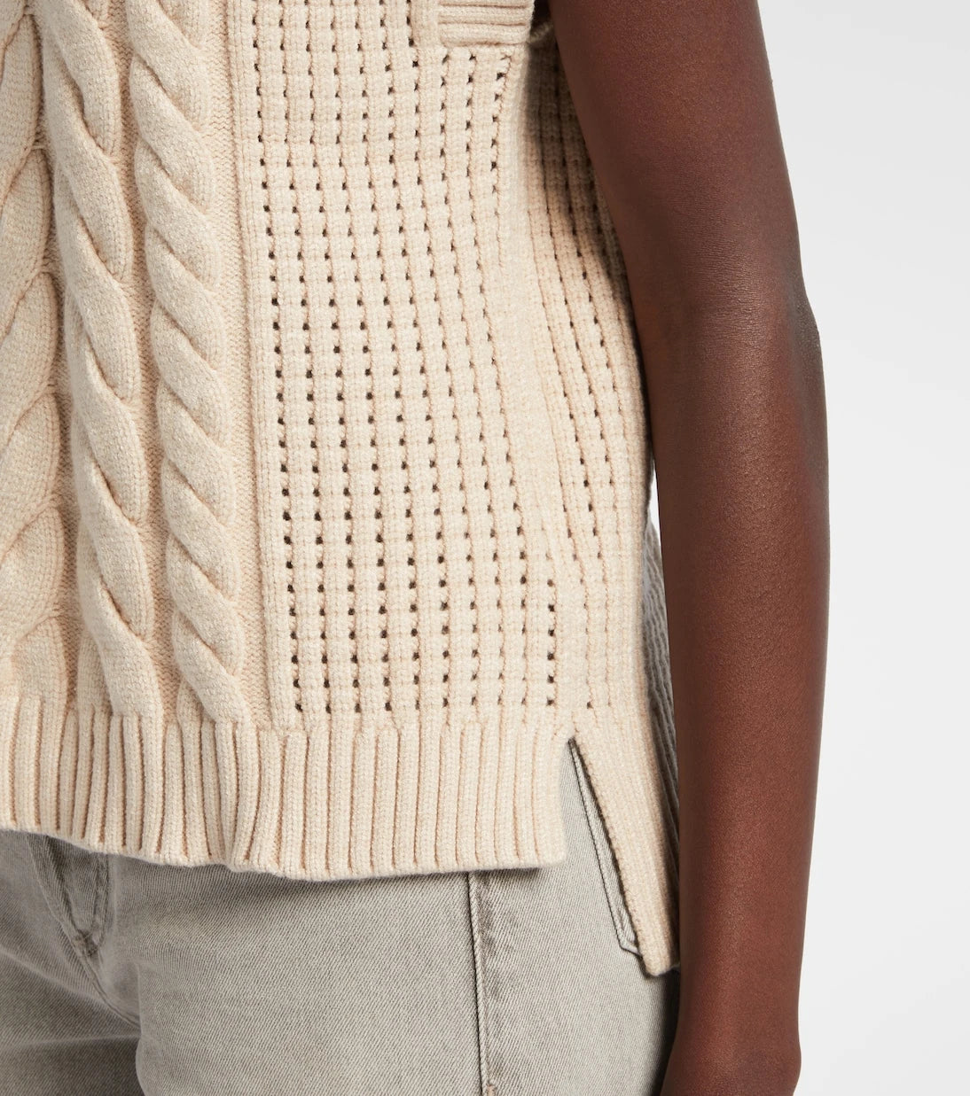 Varley - Pixie cable-knit sweater vest