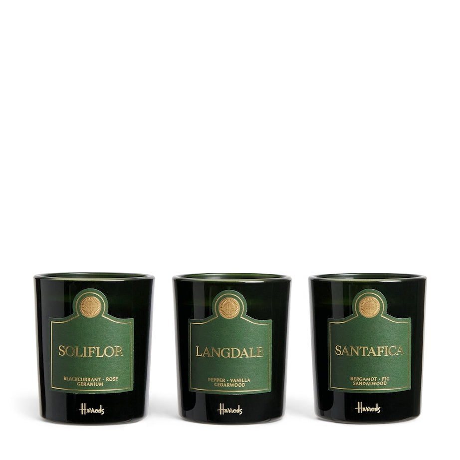 Harrods Set of 3 Scented Candles (3 x 65g)